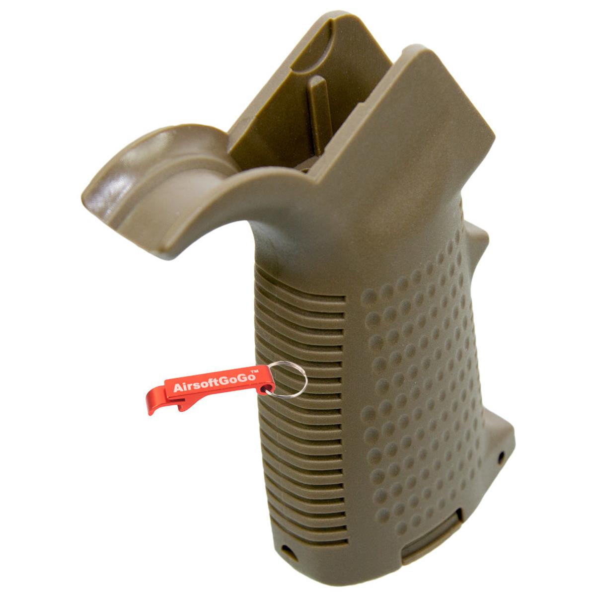 電動ガンM4 / M16シリーズ用グリップ (ダークアース色 )-AIRSOFT GOGO エアガン・サバゲー用品通販