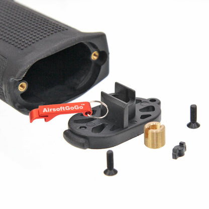 電動ガンM4/M16シリーズ用 PTS エンハンスドポリマーM4グリップ (黒色)-AIRSOFT GOGO エアガン・サバゲー用品通販