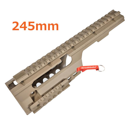 電動ガンマルイ / Jing Gong / Classic Army / GalaxyのMP5K ・ PDW ・ MOD5K用 レール ハンドガード (タンカラー)-AIRSOFT GOGO エアガン・サバゲー用品通販