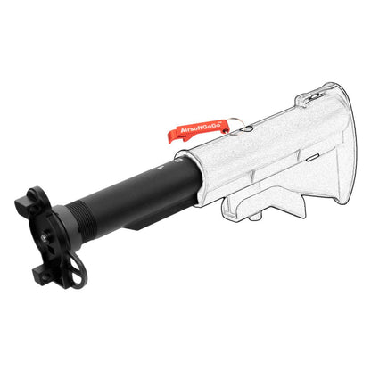 電動ガンマルイ/JG MP5K用ストックパイプ & アダプター （黒）-AIRSOFT GOGO エアガン・サバゲー用品通販
