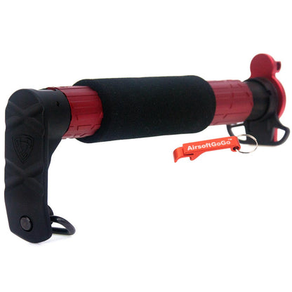 電動ガンマルイ/JG MP5K用ストックパイプ & アダプター (レッド)-AIRSOFT GOGO エアガン・サバゲー用品通販