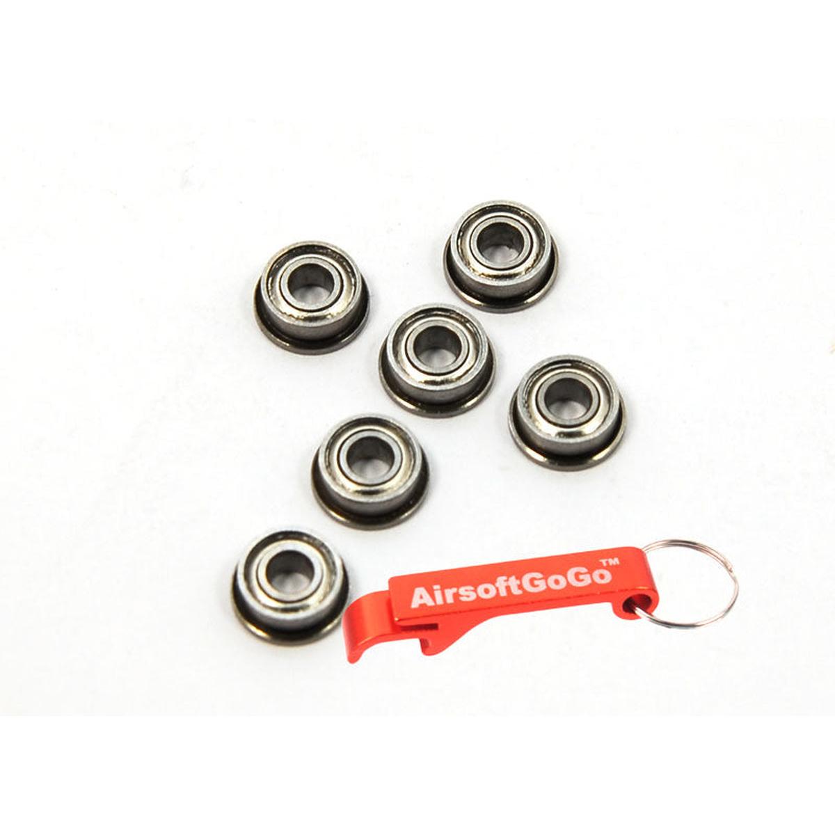 電動ガンメカボックス用SHSボールベアリング軸受け/7mm (6個入)-AIRSOFT GOGO エアガン・サバゲー用品通販