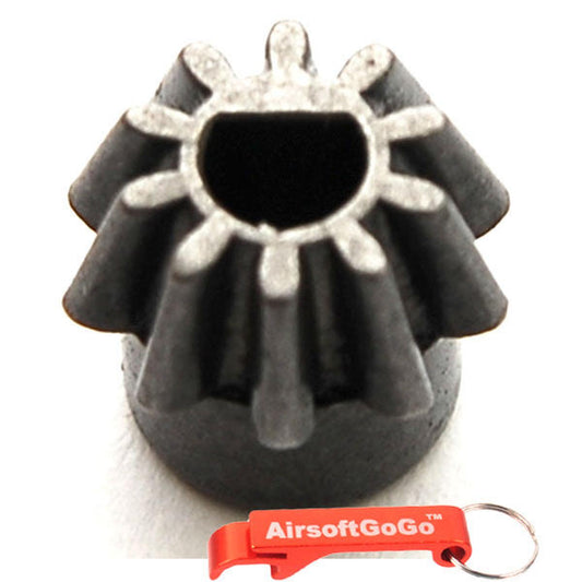 電動ガンモーター用SHSスチール モーターピニオン ギア (Dタイプ)-AIRSOFT GOGO エアガン・サバゲー用品通販