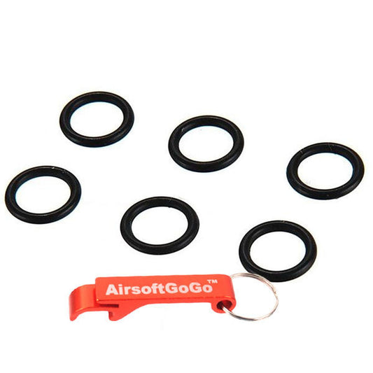 電動ガンノズル用SHS O-リングセット (6個入)-AIRSOFT GOGO エアガン・サバゲー用品通販