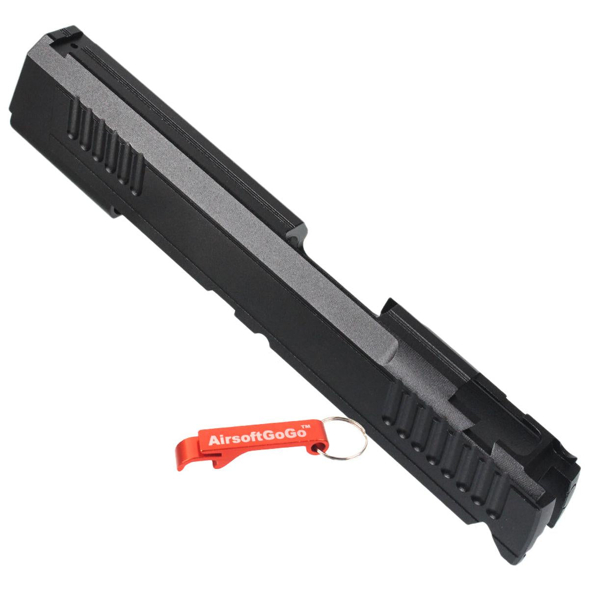 東京マルイ ハイキャパ5.1 シリーズ用スライド （黒）-AIRSOFT GOGO エアガン・サバゲー用品通販