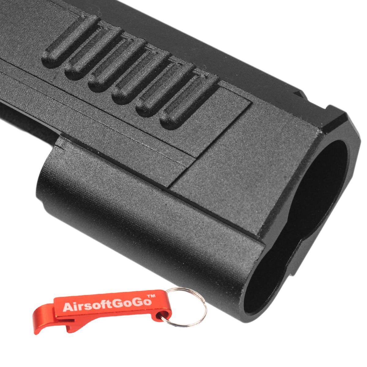 東京マルイ ハイキャパ5.1 シリーズ用スライド （黒）-AIRSOFT GOGO エアガン・サバゲー用品通販