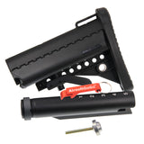 M4 / M16用ストックパイプ ・ MODクレーンストック セット (黒）