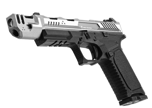 EMG STRIKE INDUSTRIES ARK17 Gas Blowback GBB with Removable Compensator (Silver)