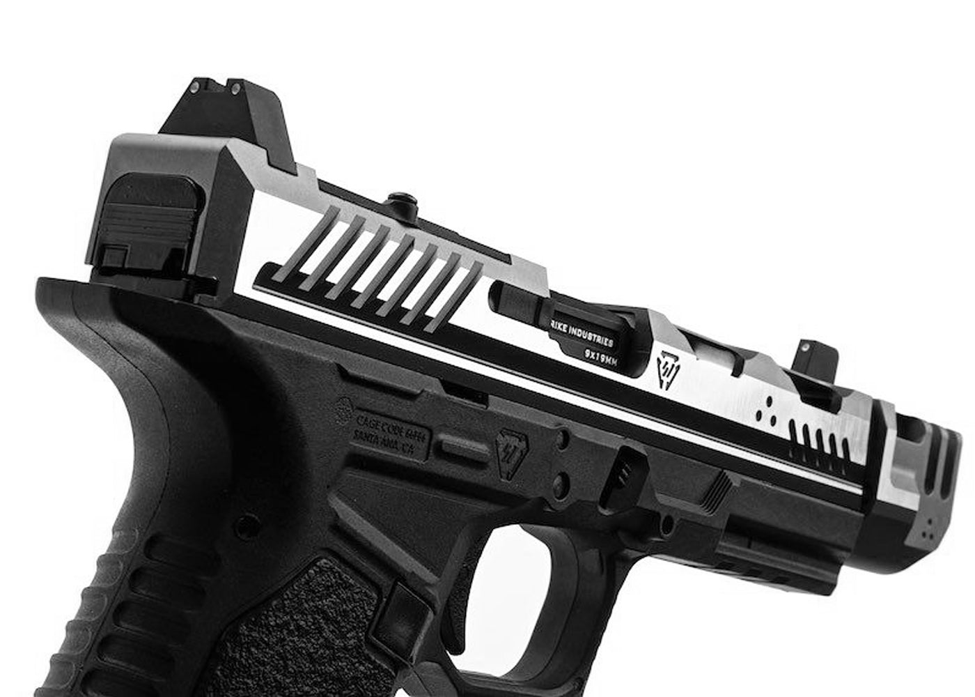 EMG STRIKE INDUSTRIES ARK17 Gas Blowback GBB with Removable Compensator (Silver)