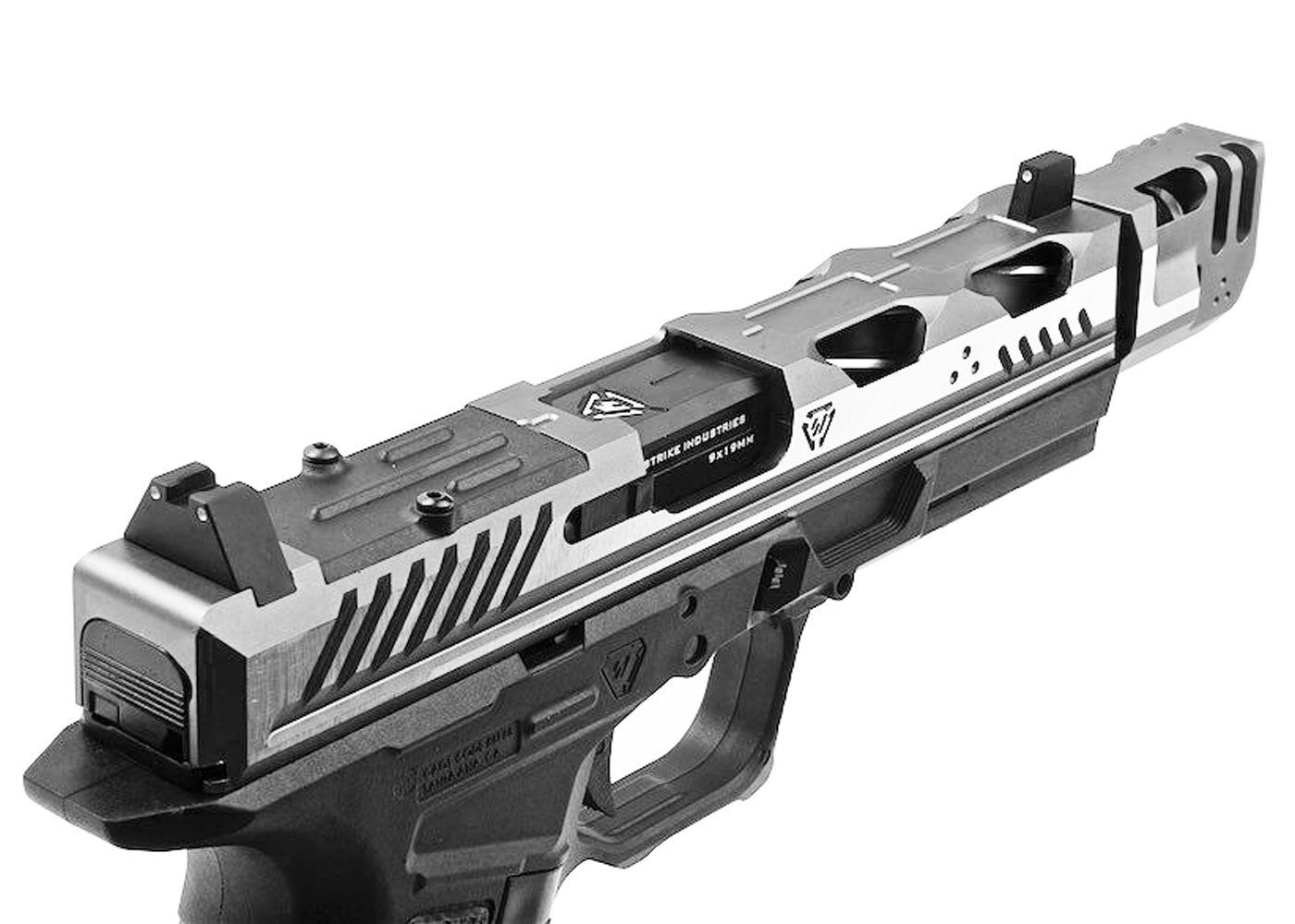 EMG STRIKE INDUSTRIES ARK17 Gas Blowback GBB with Removable Compensator (Silver)