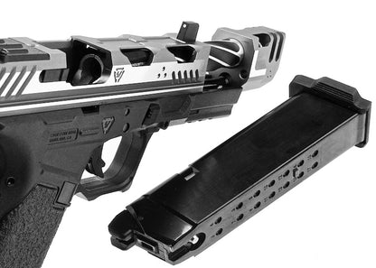 EMG STRIKE INDUSTRIES ARK17 Gas Blowback GBB with Removable Compensator (Silver)