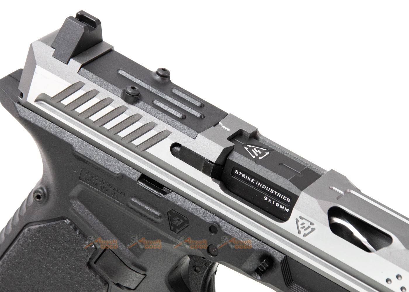 EMG STRIKE INDUSTRIES ARK17 G17 ガスブローバック GBB w/ コンペンセイター (シルバー) – AIRSOFT  GOGO