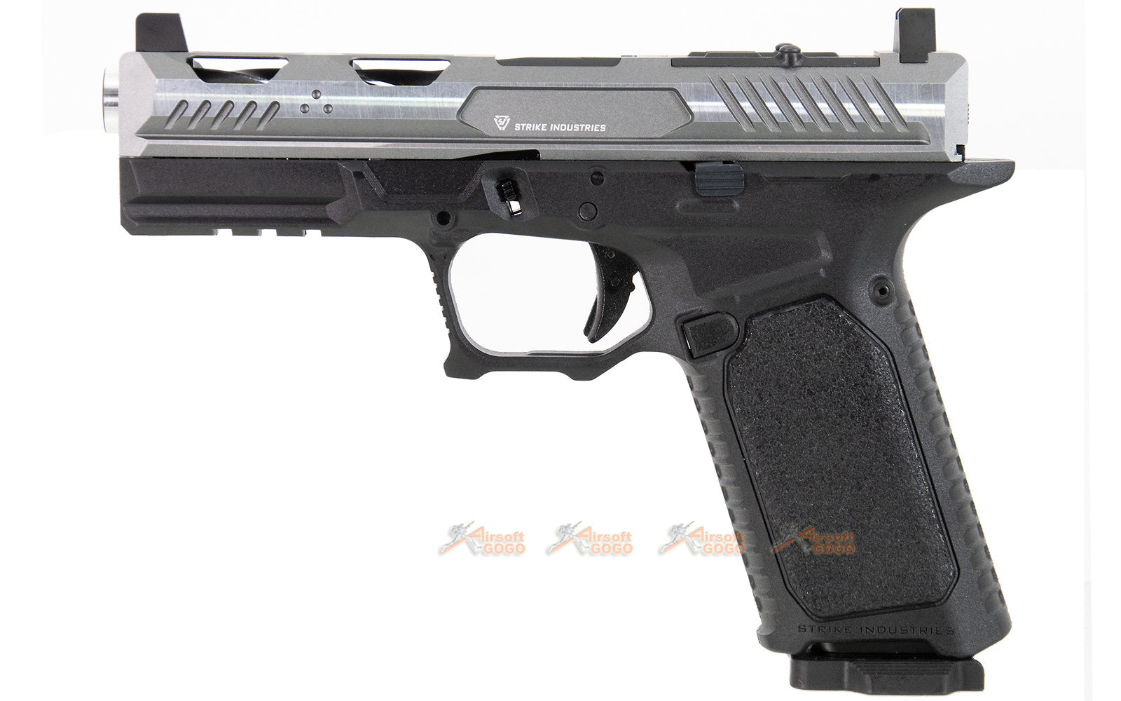 EMG STRIKE INDUSTRIES ARK17 G17 ガスブローバック GBB (シルバー) – AIRSOFT GOGO