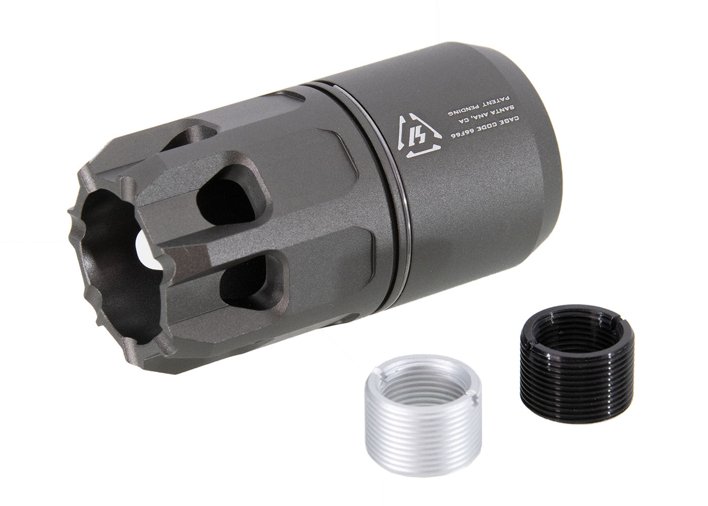 G&amp;P Strike Industries Oppressor M4 14mm CW &amp; 14mm CCW Only (Muzzle Device) - Gray