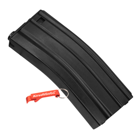 130 rounds illumination magazine for G&amp;P Marui M4 / M16 series (black color)