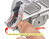 マルイハイキャパ 5.1用 Gunsmith Bros アルミ削り出し 「PT」スタイル カスタムスライドセット (シルバー)