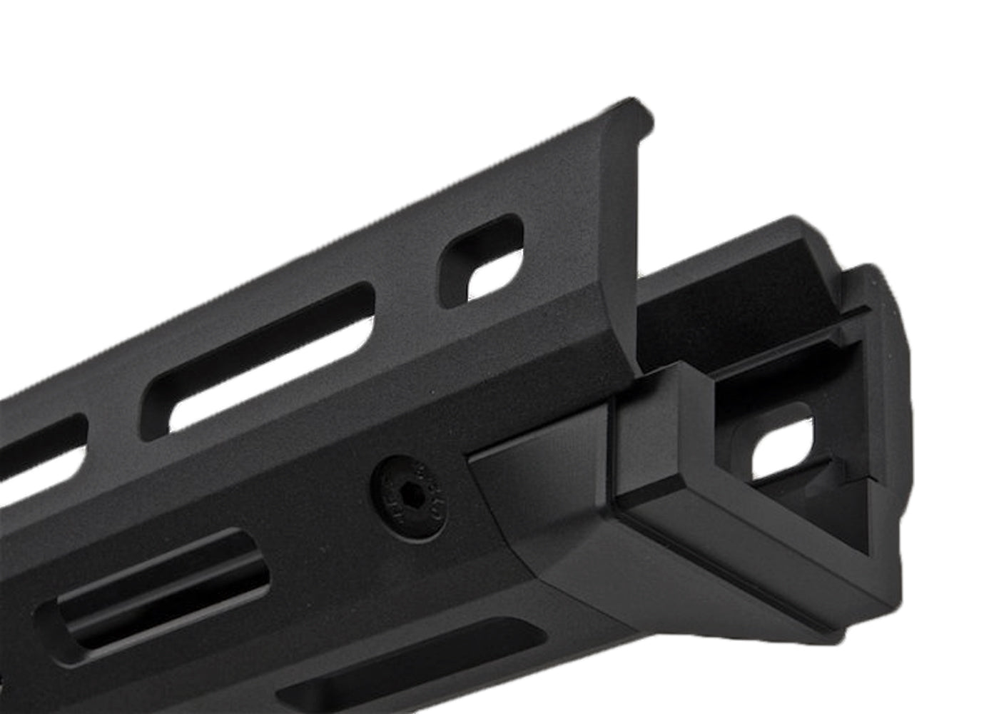 Hephaestus 0.5 inch M-lok handguard for GHK/LCT AK series (Type III hard coat anodized) - Black