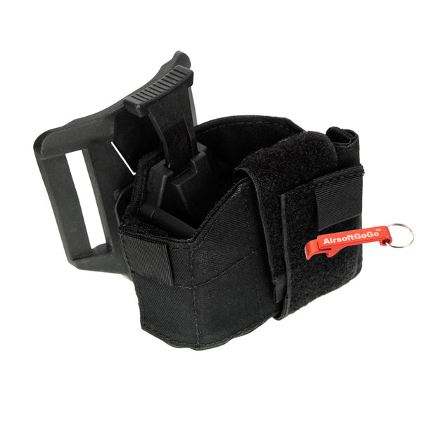 Belt type MOLLE holster for grenade launcher (black)