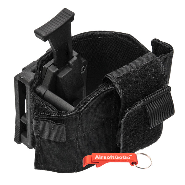 Belt type holster for grenade launcher (black)