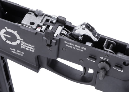 King Arms TWS 9mm SBR ガスブローバックライフル (ブラック)
