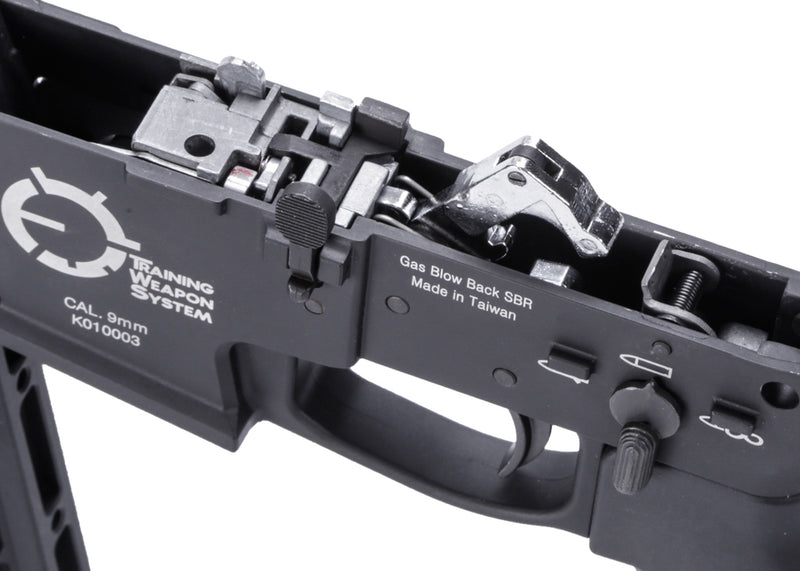 King Arms TWS 9mm SBR Gas Blowback Rifle (Black)