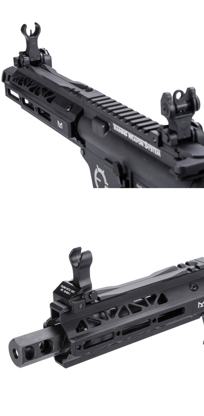 King Arms TWS 9mm SBR ガスブローバックライフル (ブラック)