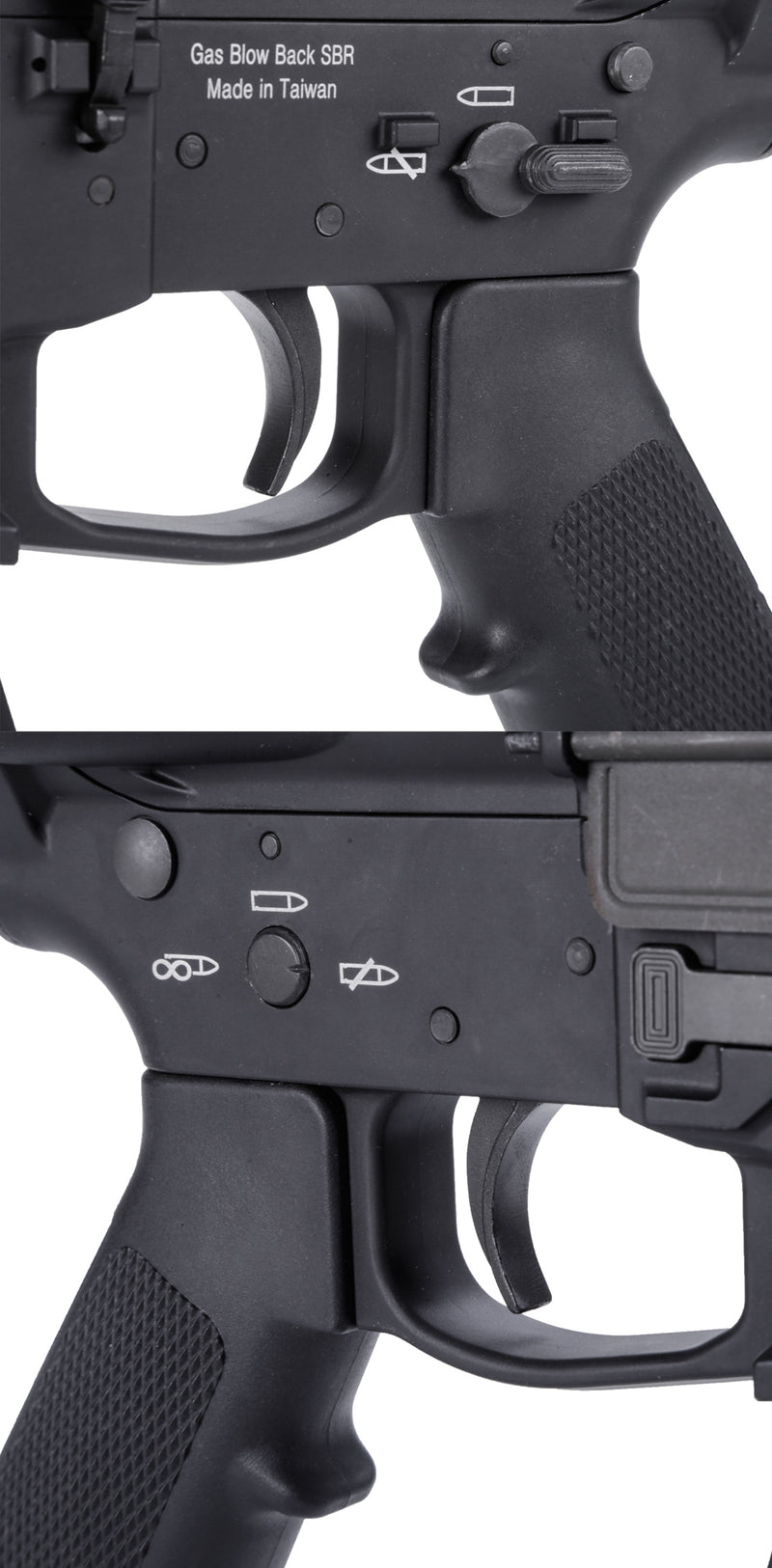 King Arms TWS 9mm SBR ガスブローバックライフル (ブラック)
