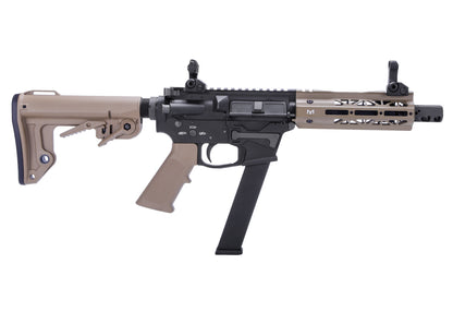 King Arms TWS 9mm SBR Gas Blowback Rifle (Dark Earth)