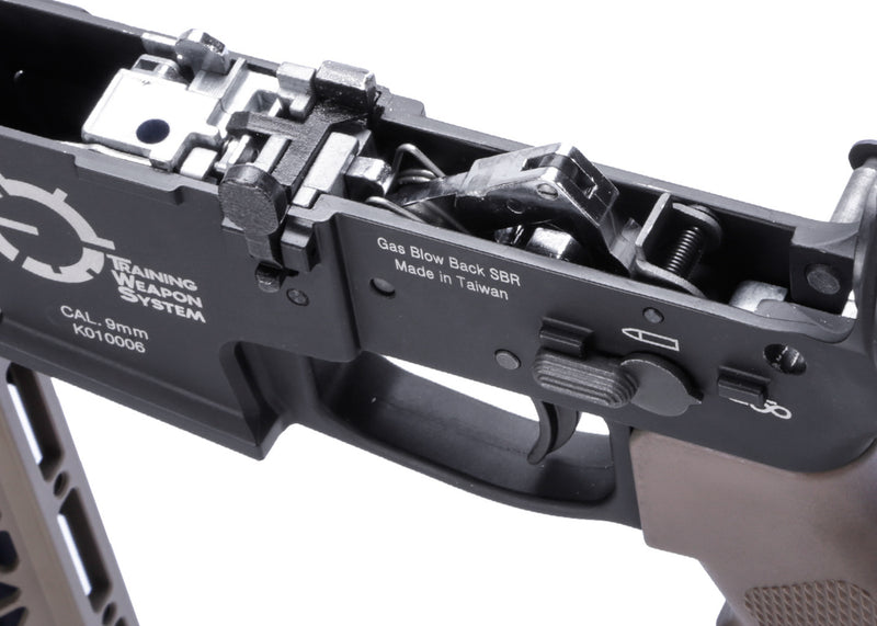[King Arms] King Arms TWS 9mm Carbine Gas Blowback Rifle (Dark Earth)