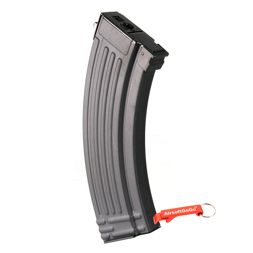 マルイ / King Arms 電動ガンAKシリーズ用 600連 ハイキャパマガジン (5本入り、ブラック)
