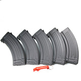 Marui / King Arms 600 series high capacity magazine for electric gun AK series (5 pieces, black)