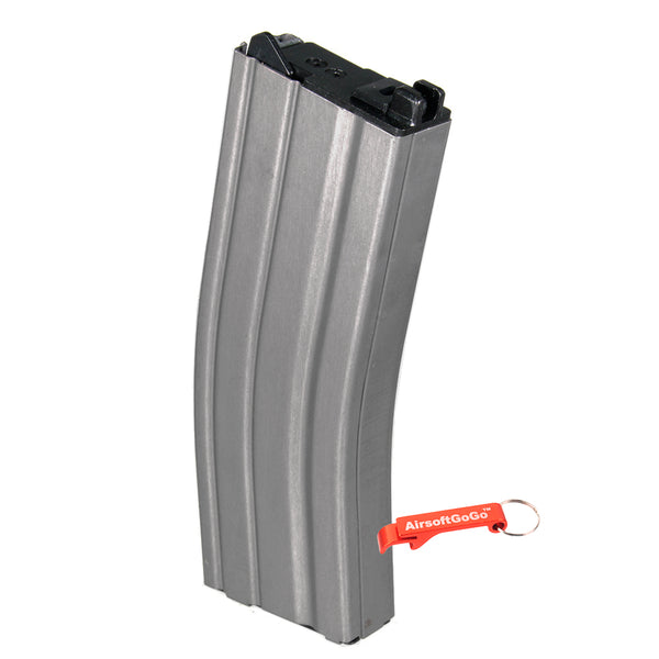 Compatible with King Arms / Western Arms / CAA M4 40 round gas magazine (gray)
