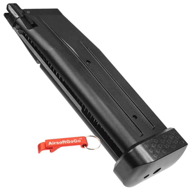 KJ ・ WE ・ Tokyo Marui High Capa 5.1 ・ Ultralight Aluminum Magazine for IPSC Player (Black, 165g)