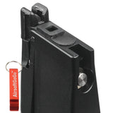 KJ ・ WE ・ Tokyo Marui High Capa 5.1 ・ Ultralight Aluminum Magazine for IPSC Player (Black, 165g)