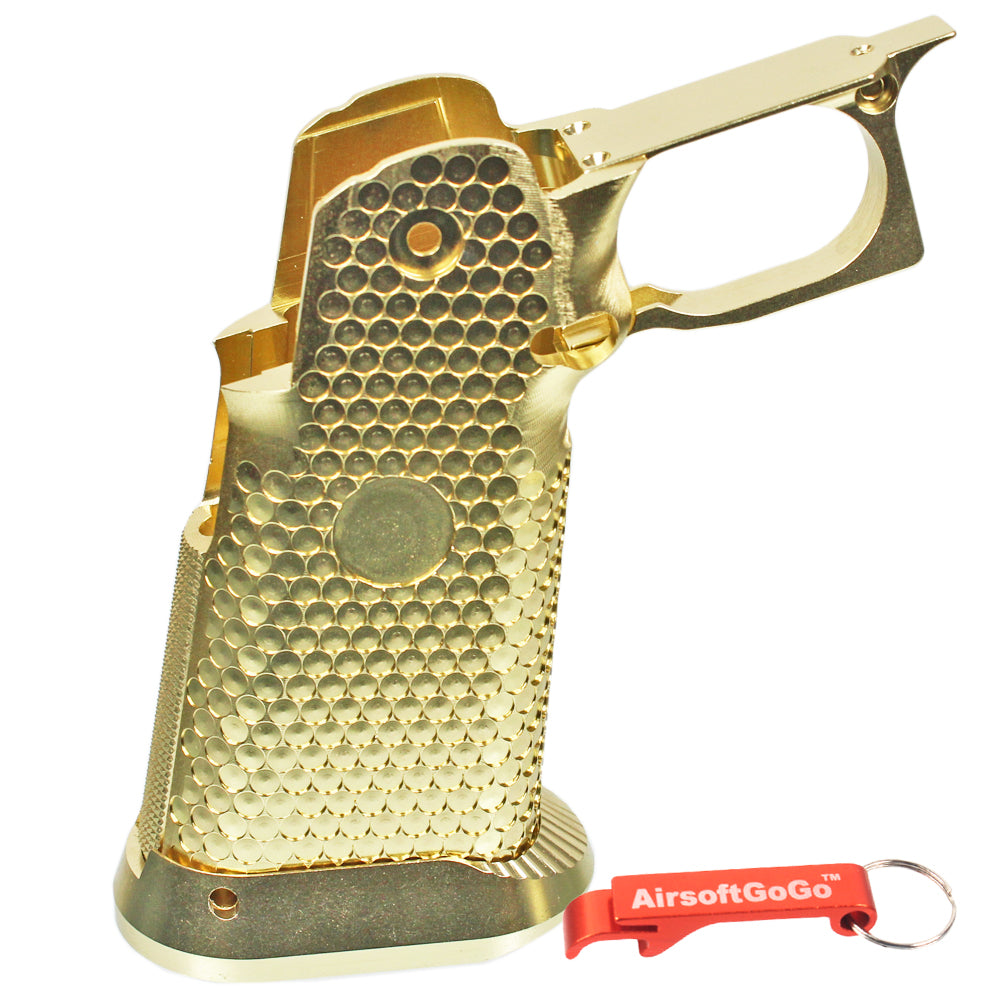 Aluminum grip for Tokyo Marui Hicapa 5.1 series (gold)