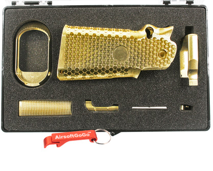 Aluminum grip for Tokyo Marui Hicapa 5.1 series (gold)