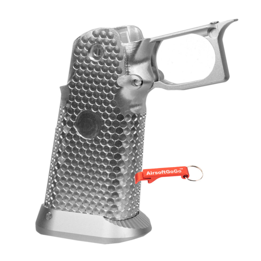 Aluminum grip for Tokyo Marui Hicapa 5.1 series (silver)