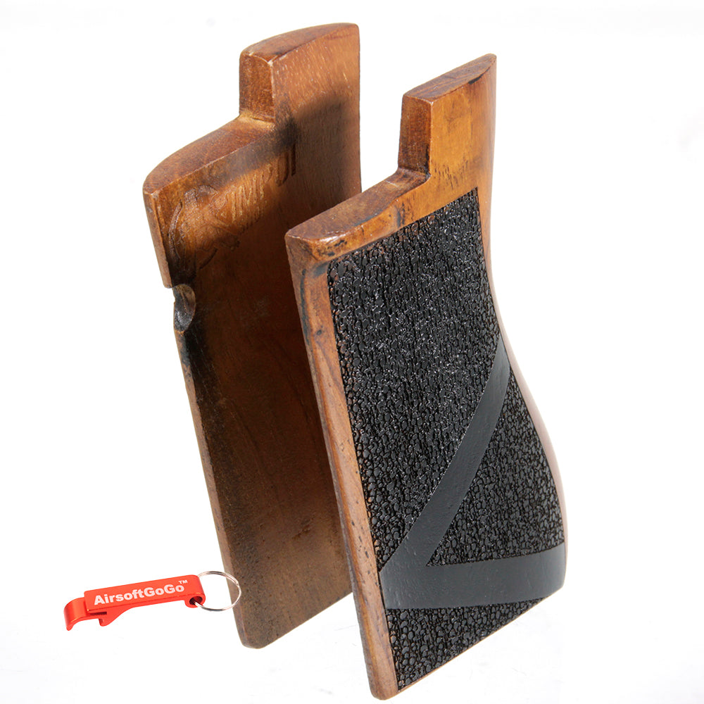 Desert Eagle Wooden Grip Panel for Marui Gas Blowback