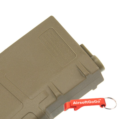 Magpul PTS MAG Gen 2 M2 350 round magazine for electric gun M4 M16 (dark earth color)