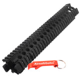 M4 M16 Series Madbull Daniel Defense Handguard for Marui/Cybergun/G&amp;P Electric Gun | Madbull RIS II 12.5inch (Black)