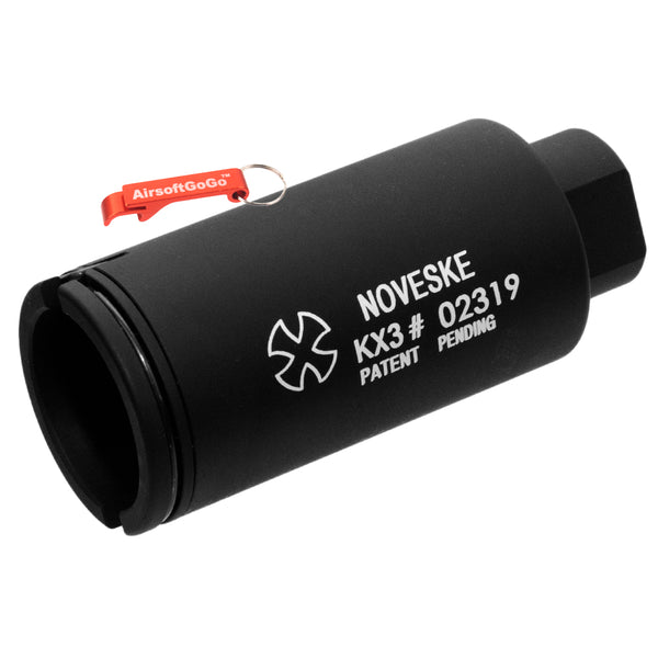 Noveske type -14mm KX3 flash hider made by MADBULL. You can adjust the firing sound!