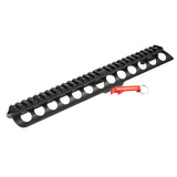 12 inch rail system for PPS M870 gas shotgun (black)