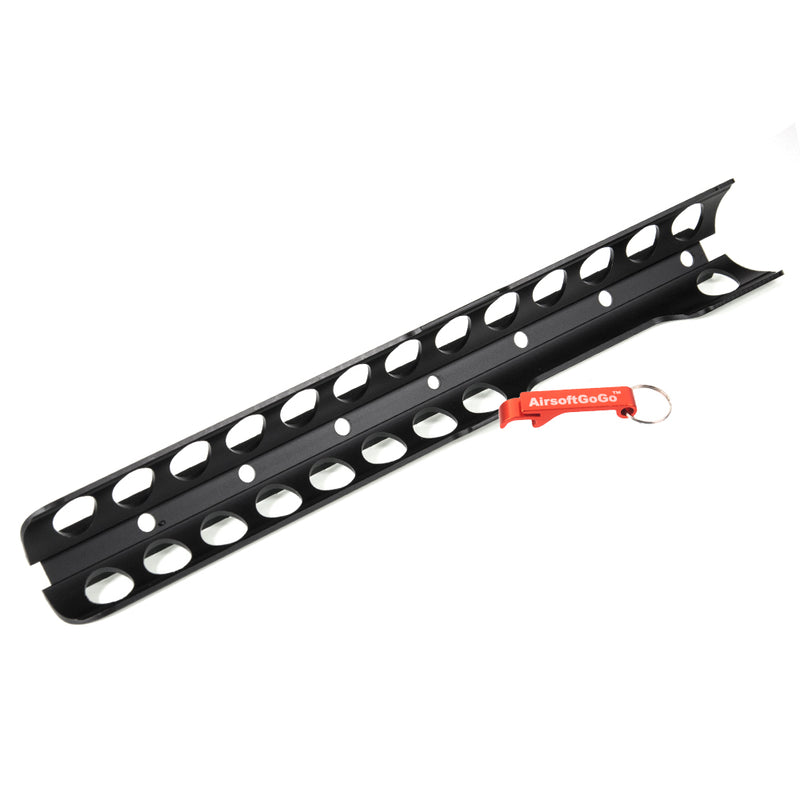 12 inch rail system for PPS M870 gas shotgun (black)