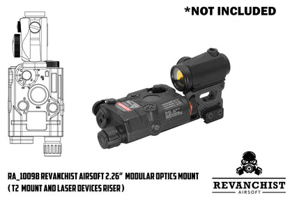 Revanchist Airsoft 2.26" Modular Optics Mount - T2/Dual-use Red Dot Sight Only