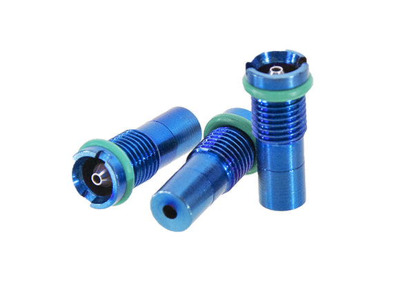 RGW 5mm head stainless steel injection valve (set of 3) for Tokyo Marui Magazine - Blue