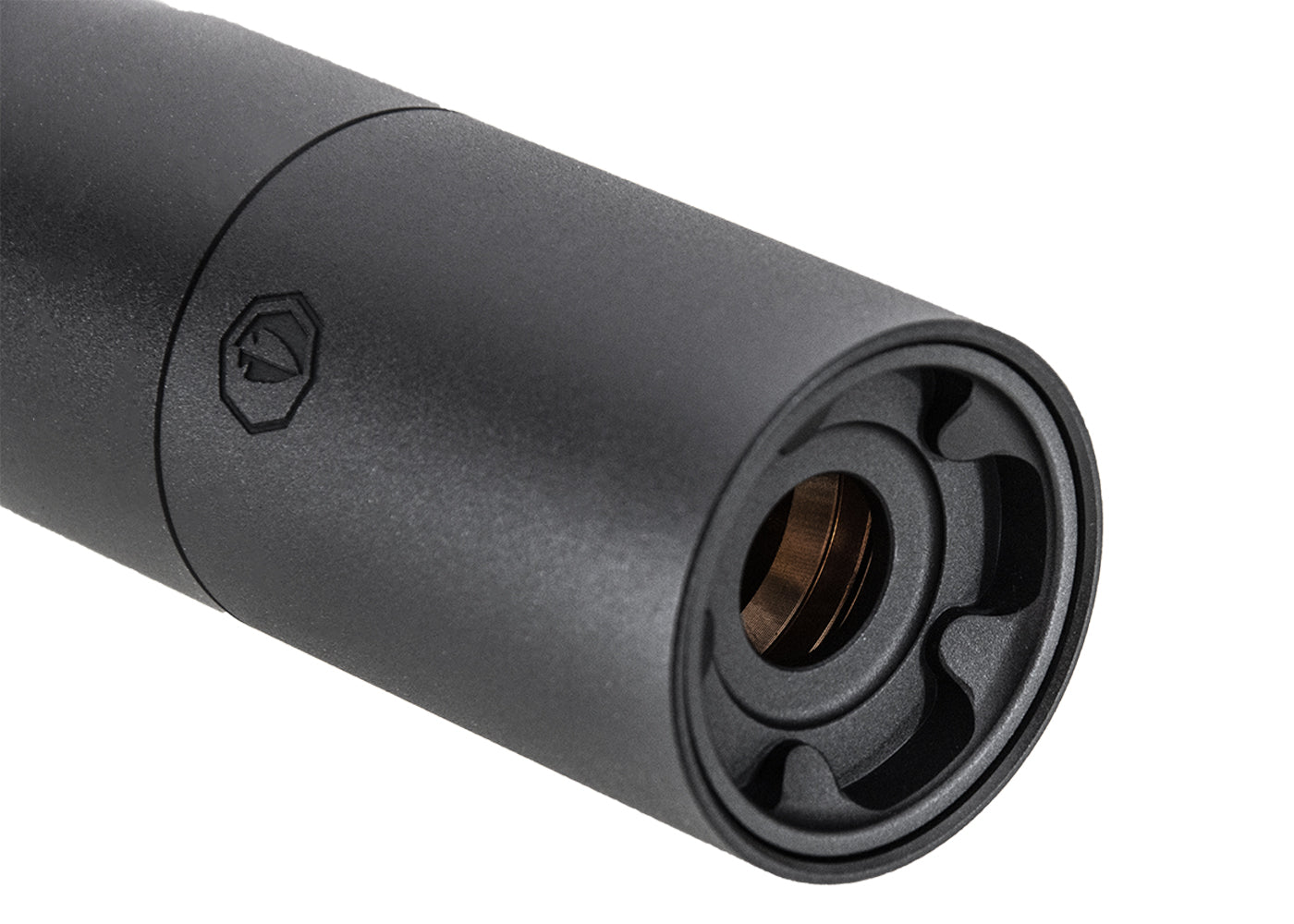 RGW OBS Style 45 Dummy Silencer (14mm CCW) - Black