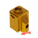 RWA Marui/VFC/WE-Tech G17 &amp; G18C Series Compatible AgencyArms Type 417 Compensator (Gold) 14 Reverse Screw Compatible