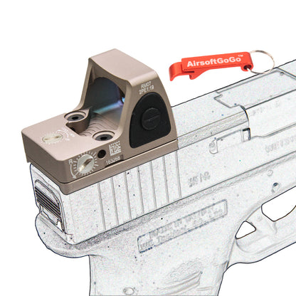 Marui WE RMR type red dot replica for GLOCK/1913 (with mount for GLOCK/1913, sandstone color)