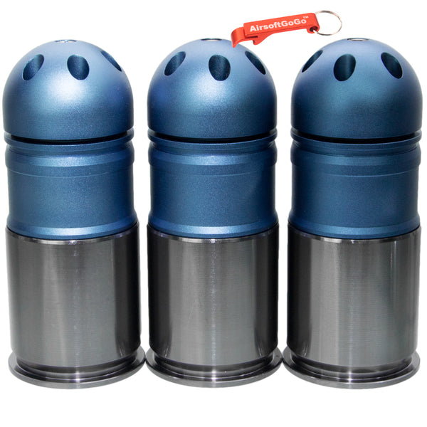 Spartan Doctrine 60 rounds 40mm metal gas cart 3 pieces (blue)