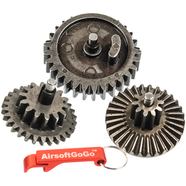 Steel gear set made by SHS for electric gun M4 series